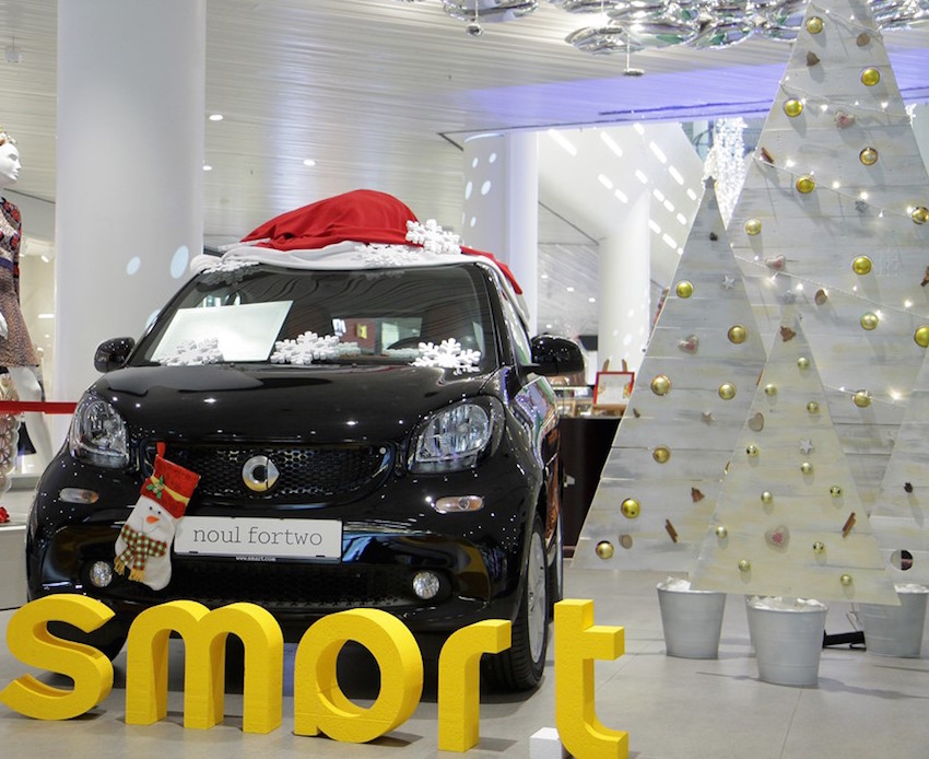 smart-Christmas car